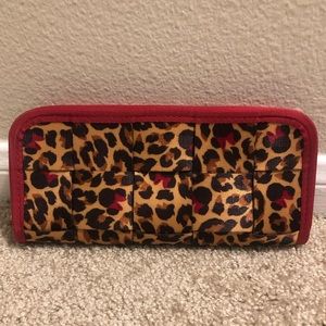 Minnie Mouse Cheetah Harvey’s Wallet Clutch